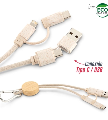 Ref. TE-535 Cable Multicargador Cotton