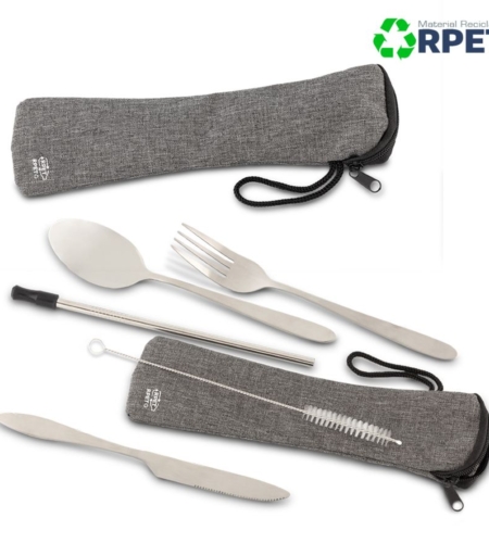 Ref. HO-361 Set de Cubiertos Metálicos RPET