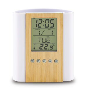 Ref. OF-597 Reloj Portaboligrafo Crystal Bamboo