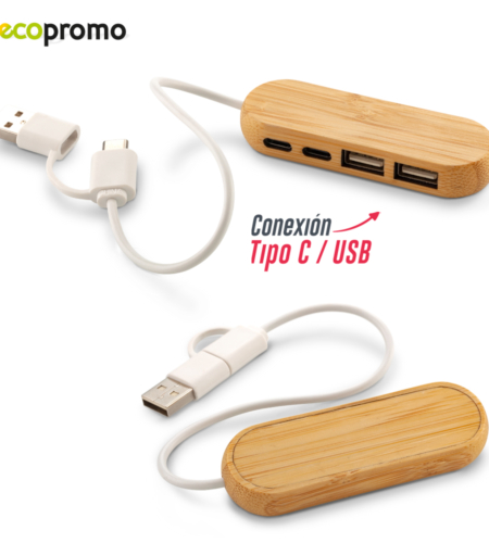 Ref. TE-602 Puerto USB Massimo Bamboo