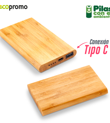 Ref. TE-363-1 Pila Recargable en Bamboo Nipax 5000mAh II