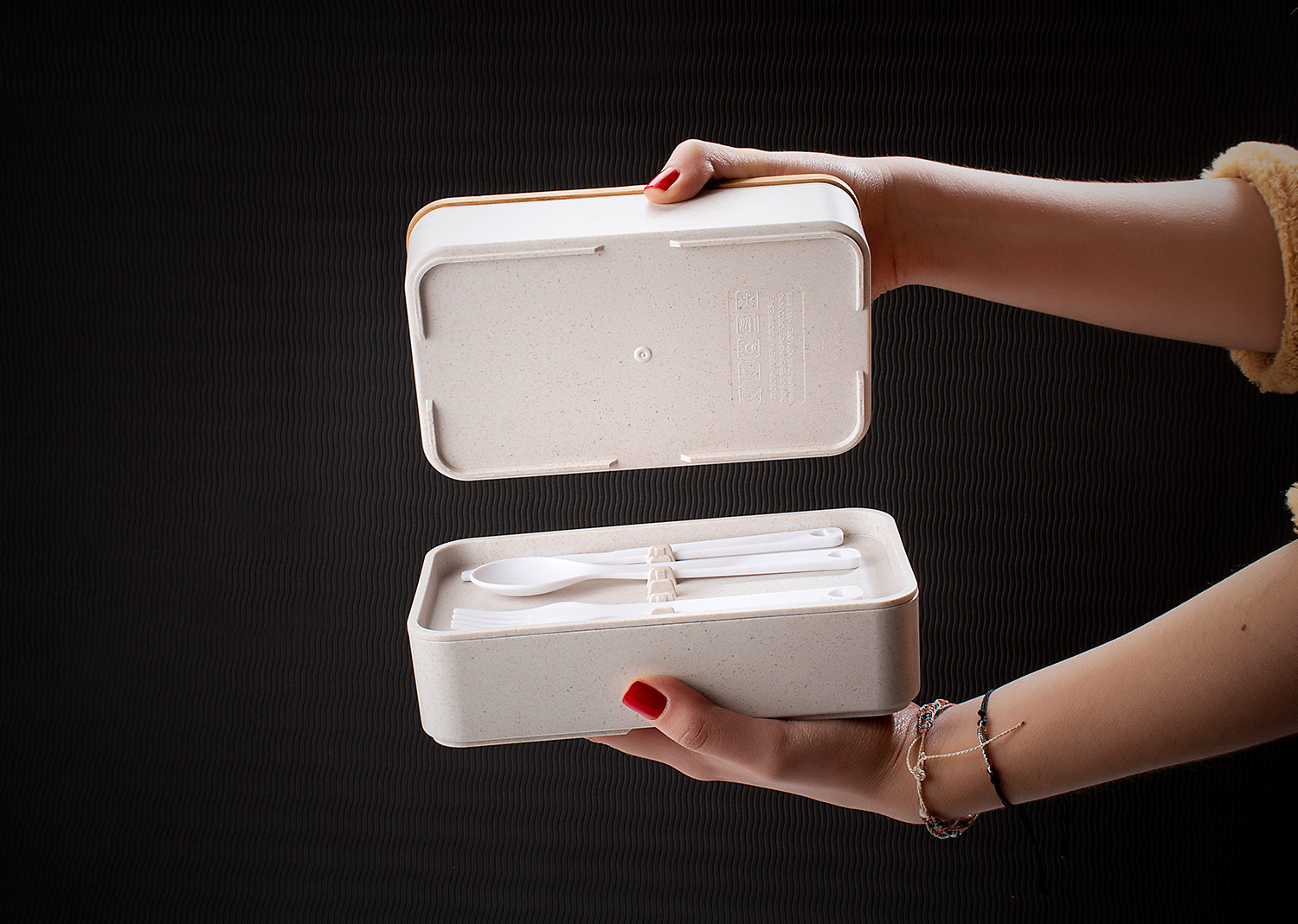 Ref. HO0375 Portacomidas Bambú Belloti - Imagen 2