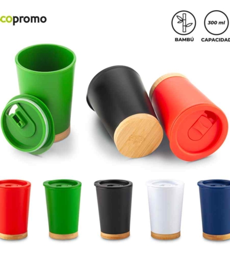 Ref. MU-419 MUG PLASTICO GLIMM ECO 300ml