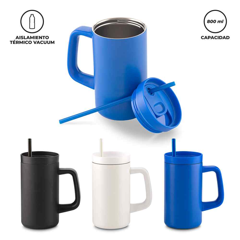 Ref. MU-440 Mug Metálico Micron 800ml