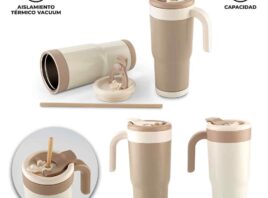 Ref. MU-441 Mug Metálico Terra 720ml