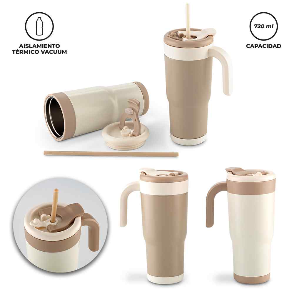 Ref. MU-441 Mug Metálico Terra 720ml
