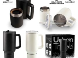 Ref. MU-443 MUG METALICO CAMPER URBAN TRAVEL 1100ml