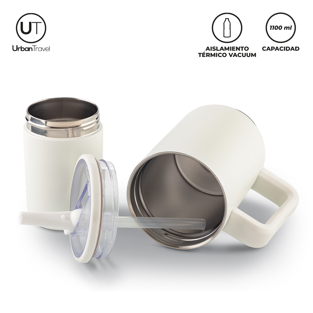 Ref. MU-443 MUG METALICO CAMPER URBAN TRAVEL 1100ml - Imagen 3