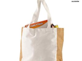 Ref. VA-1226 BOLSA EN ALGODÓN Y YUTE