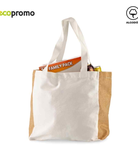 Ref. VA-1226 BOLSA EN ALGODÓN Y YUTE