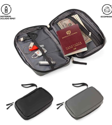 Ref. VA-1211 Portadocumentos de Viajes y de Cables Neox RPET