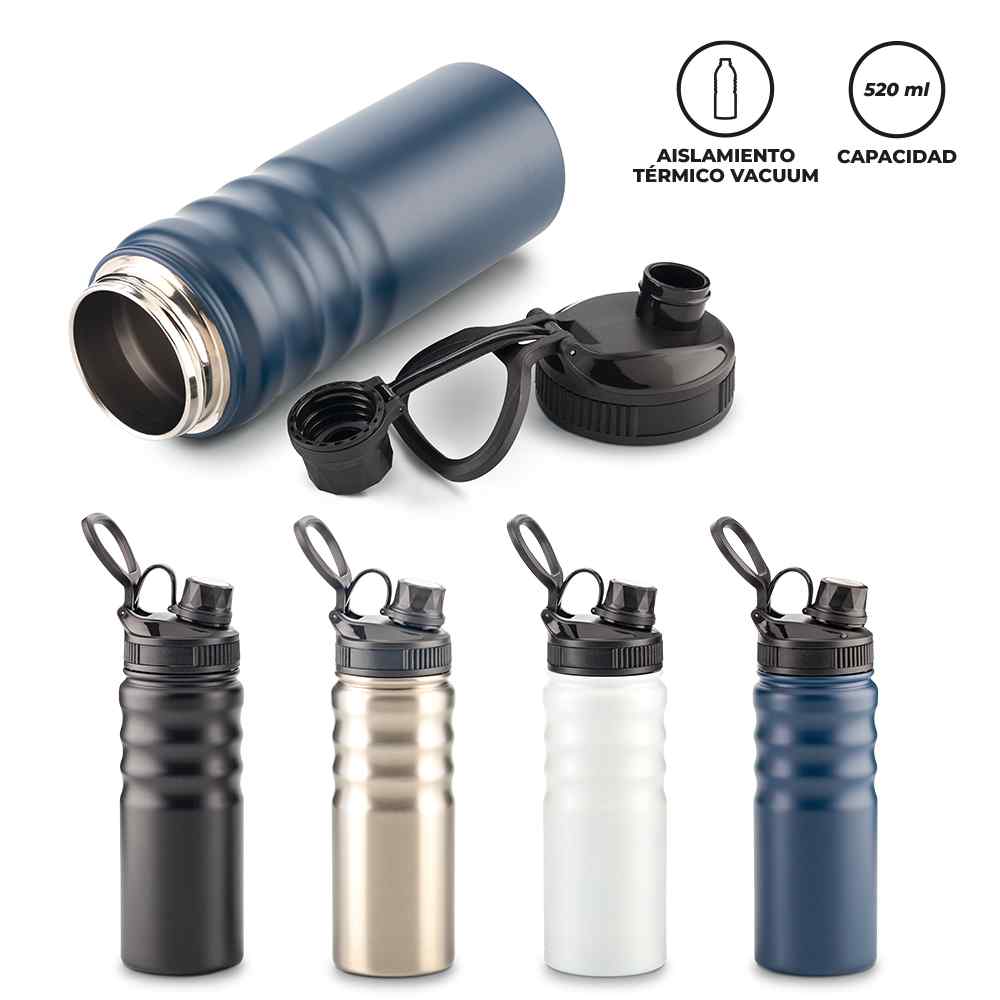 Ref. MU-412 BOTILITO METALICO GLIDER 520ml