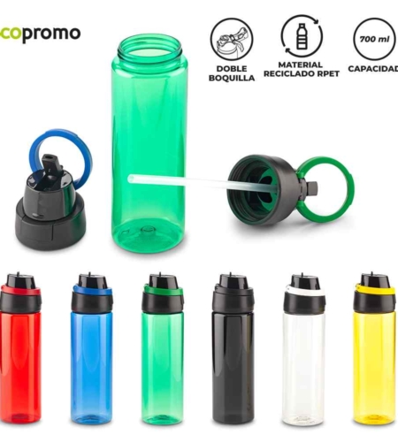 Ref. MU-447 BOTILITO DUAL RPET 700 ml