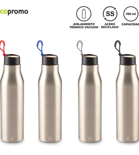 Ref. MU-413 BOTILITO METALICO PLUGSY 750ml