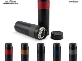 Ref. MU-458 Botilito Metálico Concord Negro 550ml