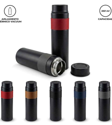 Ref. MU-458 Botilito Metálico Concord Negro 550ml