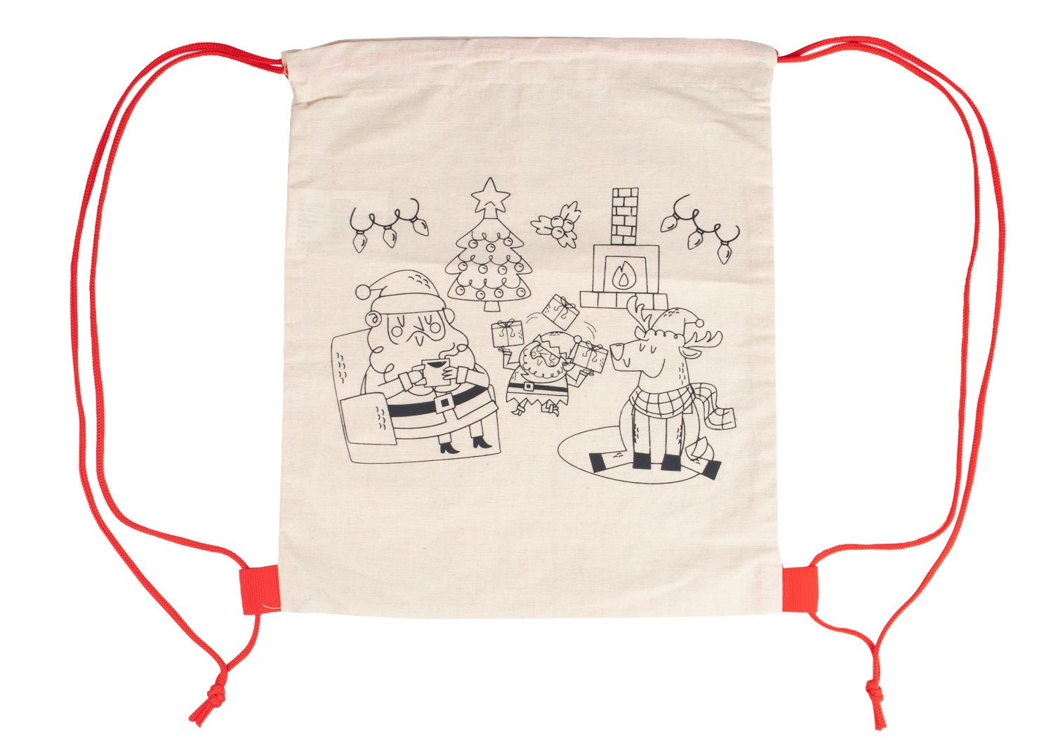 Ref. BO0512 Bolsa para colorear Santa - Imagen 4