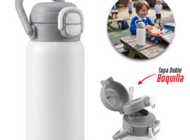 Ref. MU-466 MINI BOTILITO METÁLICO KIDZ 500ML