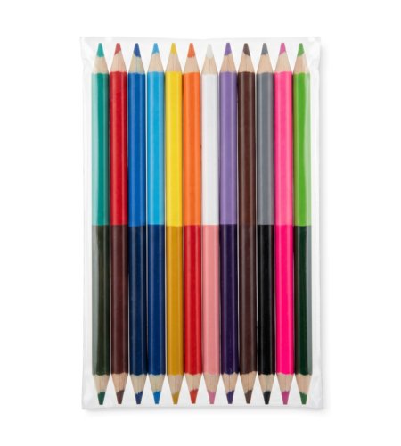 Ref. VA-1103-2 SET DE 12 COLORES DOBLEPUNTA EN BOLSA